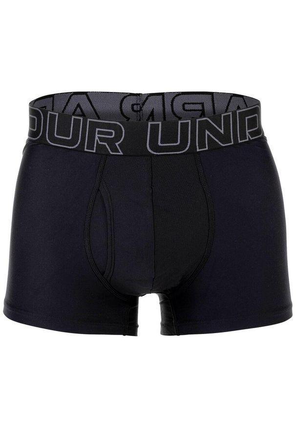 Bokserki termoaktywne Under Armour Performance Tech 3 in 3-Pack Boxerjock. Kolor: czarny