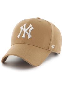 47 Brand - Czapka z daszkiem - New York Yankees Czapka regulowana. Kolor: beżowy