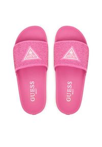 Guess Klapki E6GZ16 BB00F Różowy. Kolor: różowy. Materiał: materiał #4