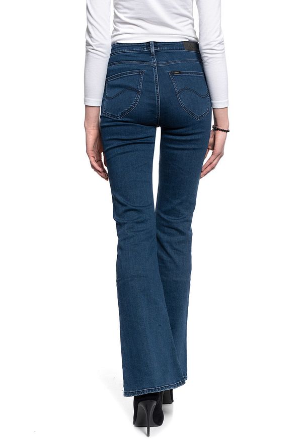 Lee - DAMSKIE SPODNIE JEANSOWE LEE BREESE DARK JONI L32YPHWV 112107749