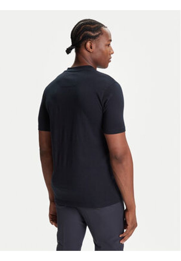 BOSS T-Shirt Iconic Zone 50550113 Granatowy Regular Fit. Kolor: niebieski. Materiał: bawełna