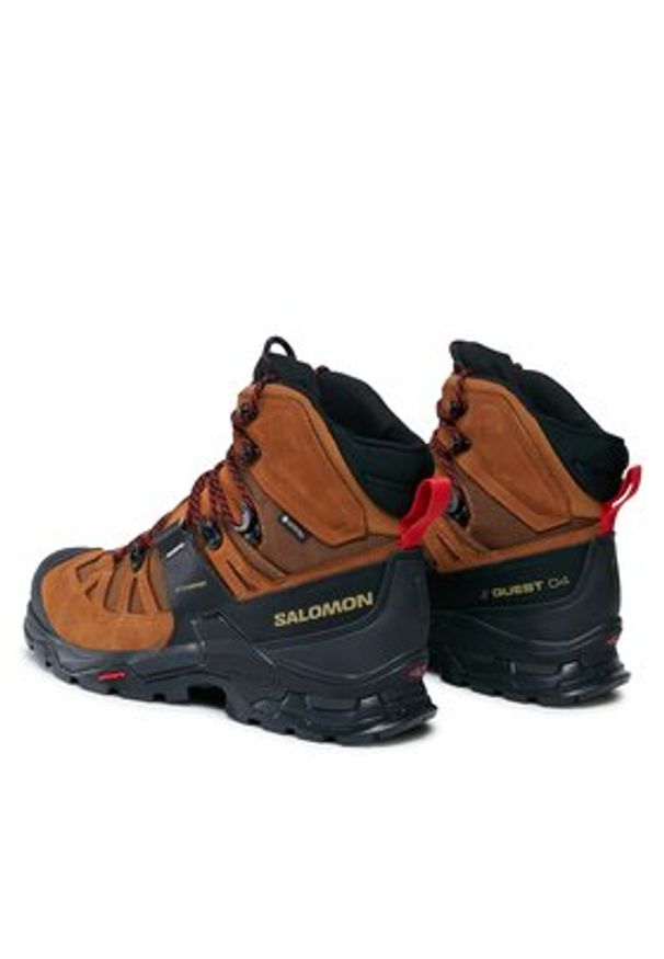 salomon - Salomon Trekkingi Quest 4 GORE-TEX L47156400 Czarny. Kolor: czarny. Materiał: skóra, nubuk. Technologia: Gore-Tex. Sport: turystyka piesza