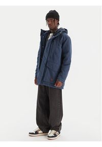 DC Parka Juryfield EDYJK03262 Granatowy Regular Fit. Kolor: niebieski. Materiał: bawełna