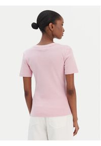 TOMMY HILFIGER - Tommy Hilfiger T-Shirt New Cody WW0WW40584 Różowy Slim Fit. Kolor: różowy. Materiał: bawełna #5