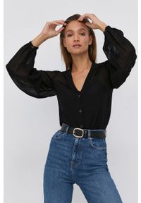 The Kooples - Koszula. Kolor: czarny. Materiał: tkanina #1