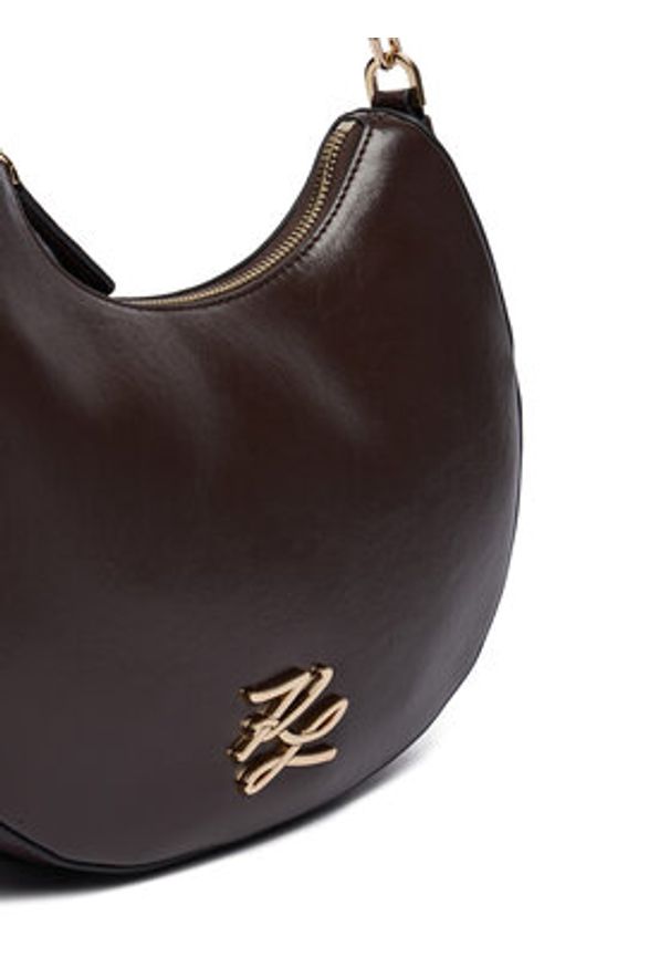 Karl Lagerfeld - KARL LAGERFELD Torebka A4W30104 Brązowy. Kolor: brązowy. Materiał: skórzane