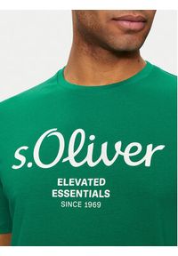 s.Oliver T-Shirt 2139909 Zielony Regular Fit. Kolor: zielony. Materiał: bawełna #4