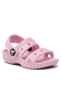 Crocs Sandały Classic Crocs Sandal T 207537 Różowy. Kolor: różowy #5