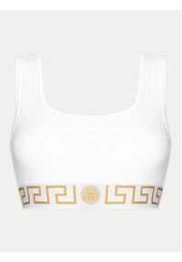 VERSACE - Versace Biustonosz top 1013323 1A10011 Biały. Kolor: biały. Materiał: bawełna