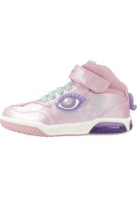 Geox - Buty GEOX J INEK G. Rose. Kolor: różowy. Materiał: syntetyk, tkanina. Sport: turystyka piesza