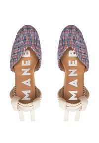 Manebi Espadryle Acapulco Heart-Shaped Wedge Espadrilles G 0.6 WH Różowy. Kolor: różowy. Materiał: materiał #2