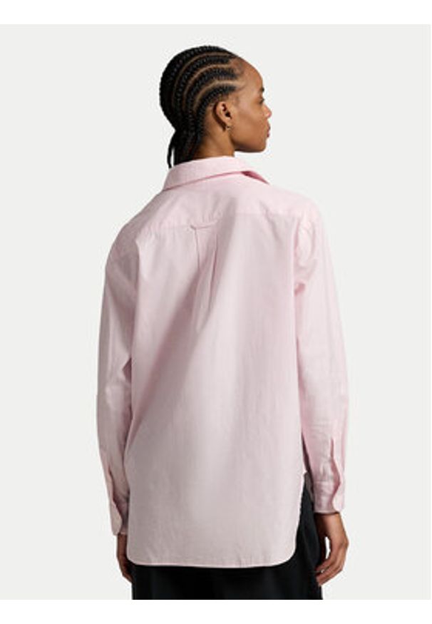 Polo Ralph Lauren Koszula 211968220003 Różowy Oversize. Typ kołnierza: polo. Kolor: różowy. Materiał: bawełna