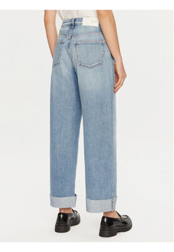 ViCOLO Jeansy DS0107 Niebieski Loose Fit. Kolor: niebieski