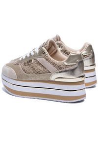 Guess Sneakersy Hansin2 FL5HNS FAL12 Złoty. Kolor: złoty. Materiał: skóra #10