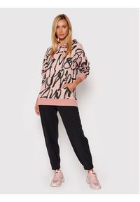 Deha Bluza B54092 Różowy Regular Fit. Kolor: różowy. Materiał: bawełna