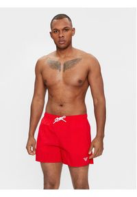 Emporio Armani Underwear Szorty kąpielowe 211756 4R422 00774 Czerwony Regular Fit. Kolor: czerwony. Materiał: syntetyk #4