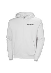 Bluza z kapturem i zamkiem błyskawicznym Helly Hansen Core. Typ kołnierza: kaptur. Kolor: szary. Materiał: bawełna #1