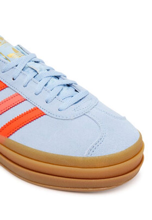 Adidas - adidas Sneakersy Gazelle Bold JR5950 Niebieski. Kolor: niebieski. Materiał: zamsz, skóra. Model: Adidas Gazelle
