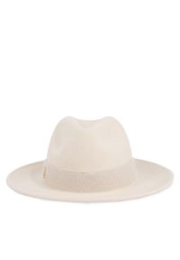 TOMMY HILFIGER - Tommy Hilfiger Kapelusz Limitless Chic Fedora AW0AW15298 Beżowy. Kolor: beżowy. Materiał: wełna #1