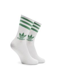 Adidas - adidas Zestaw 3 par wysokich skarpet unisex JF6356 Biały. Kolor: biały. Materiał: materiał #3