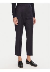 Weekend Max Mara Spodnie materiałowe Caldaia 2525136152 Granatowy Regular Fit. Kolor: niebieski. Materiał: wełna