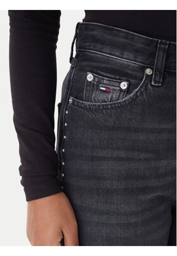 Tommy Jeans Jeansy Layla DW0DW21515 Czarny Straight Fit. Kolor: czarny