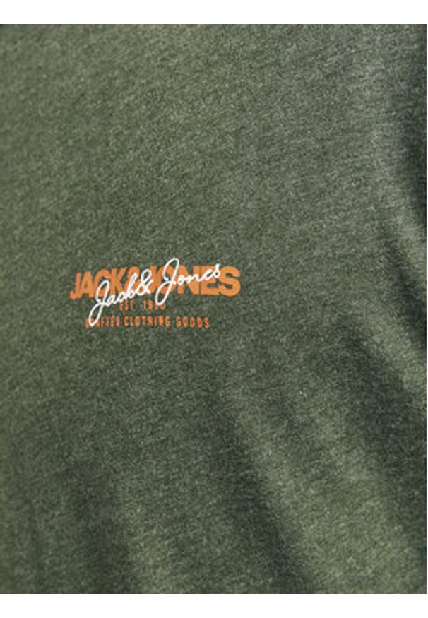 Jack & Jones - Jack&Jones Longsleeve Alvis 12259735 Zielony Standard Fit. Kolor: zielony. Materiał: bawełna. Długość rękawa: długi rękaw