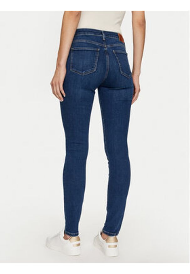 TOMMY HILFIGER - Tommy Hilfiger Jeansy WW0WW42768 Niebieski Skinny Fit. Kolor: niebieski
