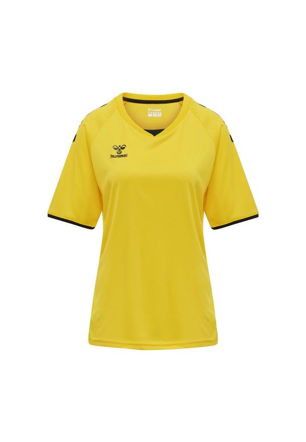 Koszulka damska Hummel hmlhmlCORE volley. Kolor: żółty. Sport: piłka nożna