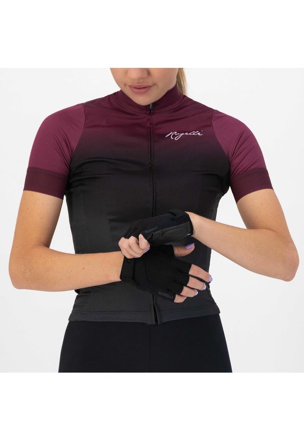 ROGELLI - Rękawiczki rowerowe damskie Rogelli Essential. Kolor: czarny. Sezon: lato. Sport: kolarstwo