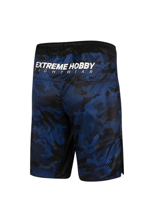 Spodenki do Grapplingu MMA BJJ K1 męskie EXTREME HOBBY HAVOC. Kolor: niebieski. Materiał: poliester