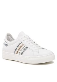Patrizia Pepe Sneakersy PJ204.10 S Biały. Kolor: biały. Materiał: skóra
