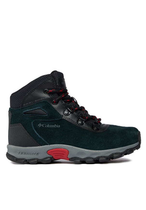 columbia - Columbia Trekkingi Youth Newton Ridge™ Amped 2044121 Czarny. Kolor: czarny. Materiał: zamsz, skóra. Sport: turystyka piesza