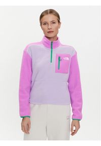 The North Face Polar NF0A8843 Fioletowy Regular Fit. Kolor: fioletowy. Materiał: syntetyk