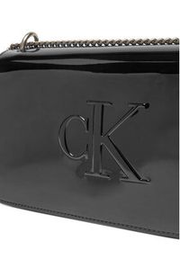 Calvin Klein Jeans Torebka K60K613053 Czarny. Kolor: czarny. Materiał: skórzane #5