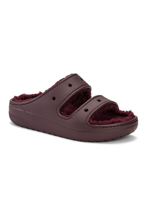 Klapki Crocs Classic Cozzzy. Kolor: czerwony