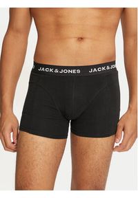 Jack & Jones - Jack&Jones Komplet 3 par bokserek Solid 12259087 Czarny. Kolor: czarny. Materiał: bawełna #5