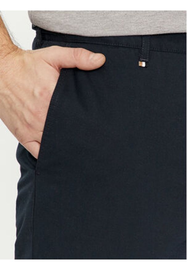 BOSS - Boss Chinosy C-Genius-W-241 50509778 Granatowy Slim Fit. Kolor: niebieski. Materiał: bawełna