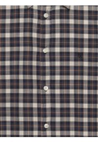 Big-Star - Koszula męska bawełniana w kratę czarna Gibbineros 906. Okazja: na co dzień. Kolor: czarny. Materiał: bawełna. Wzór: haft, kratka, gładki. Styl: klasyczny, casual #2