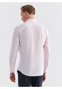 Pako Lorente - PAKO LORENTE – Gładka elegancka koszula męska w kolorze różowym. Typ kołnierza: kołnierzyk klasyczny. Kolor: różowy. Materiał: bawełna. Długość rękawa: długi rękaw. Długość: długie. Wzór: gładki. Styl: elegancki #8