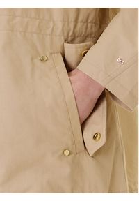 TOMMY HILFIGER - Tommy Hilfiger Parka WW0WW45621 Beżowy Regular Fit. Kolor: beżowy. Materiał: syntetyk