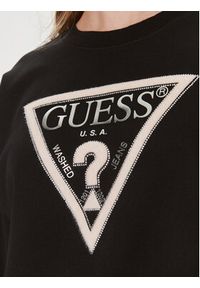 Guess Bluza W4RQ13 KC5H2 Czarny Relaxed Fit. Kolor: czarny. Materiał: syntetyk, bawełna #3