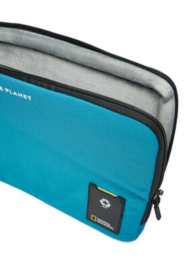 National Geographic Etui na laptopa Ocean N20905.40 Niebieski. Kolor: niebieski. Materiał: materiał