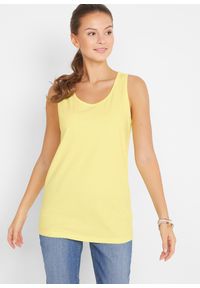 bonprix - Długi top z czystej bawełny (5 sztuk). Kolor: różowy. Materiał: bawełna. Długość: długie. Wzór: melanż, jednolity, gładki #1