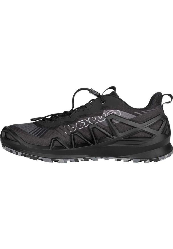 Buty trekkingowe męskie Lowa Merger Low Gtx. Kolor: czarny. Materiał: materiał, syntetyk. Szerokość cholewki: normalna