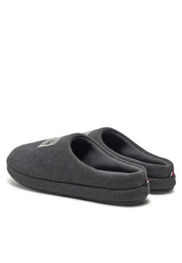 TOMMY HILFIGER - Tommy Hilfiger Kapcie FM0FM05227 Szary. Kolor: szary. Materiał: materiał