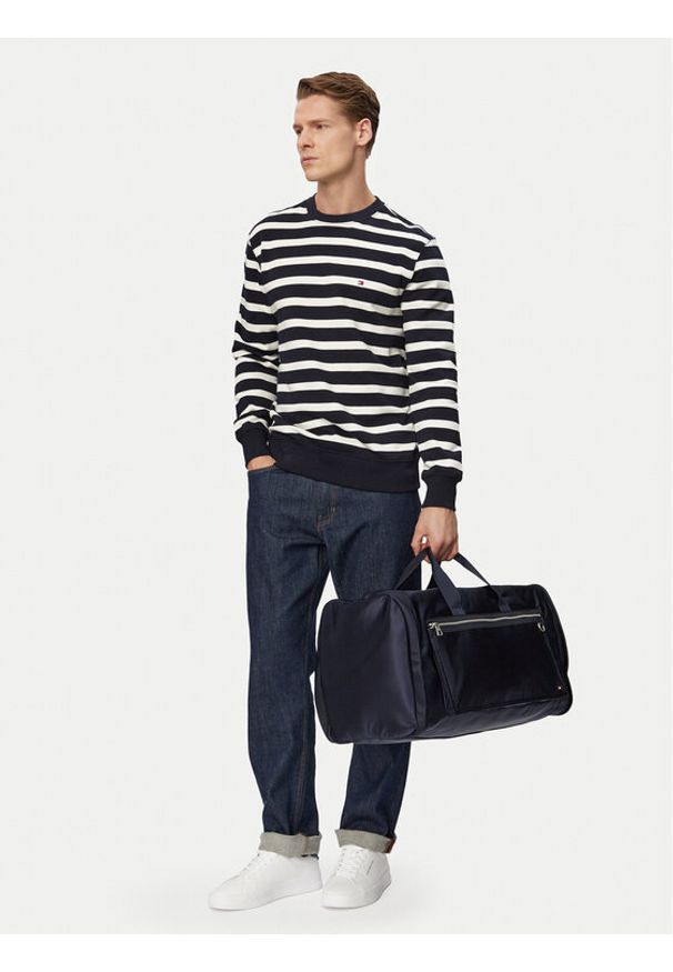 TOMMY HILFIGER - Tommy Hilfiger Torba podróżna Th Garment AM0AM14109 Granatowy. Kolor: niebieski. Materiał: materiał