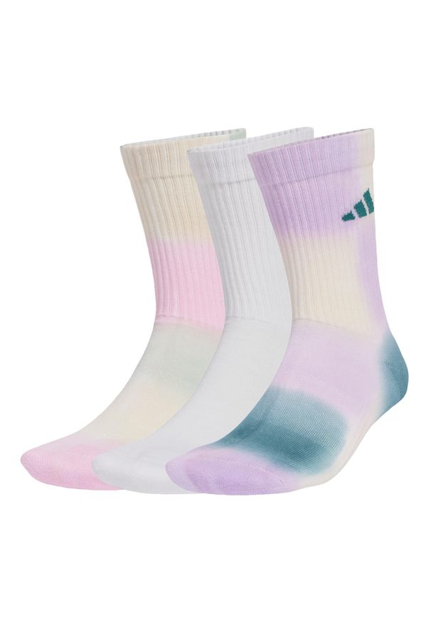 Adidas - Skarpety Tie-Dye 3 Pairs. Kolor: wielokolorowy, niebieski, fioletowy. Materiał: materiał
