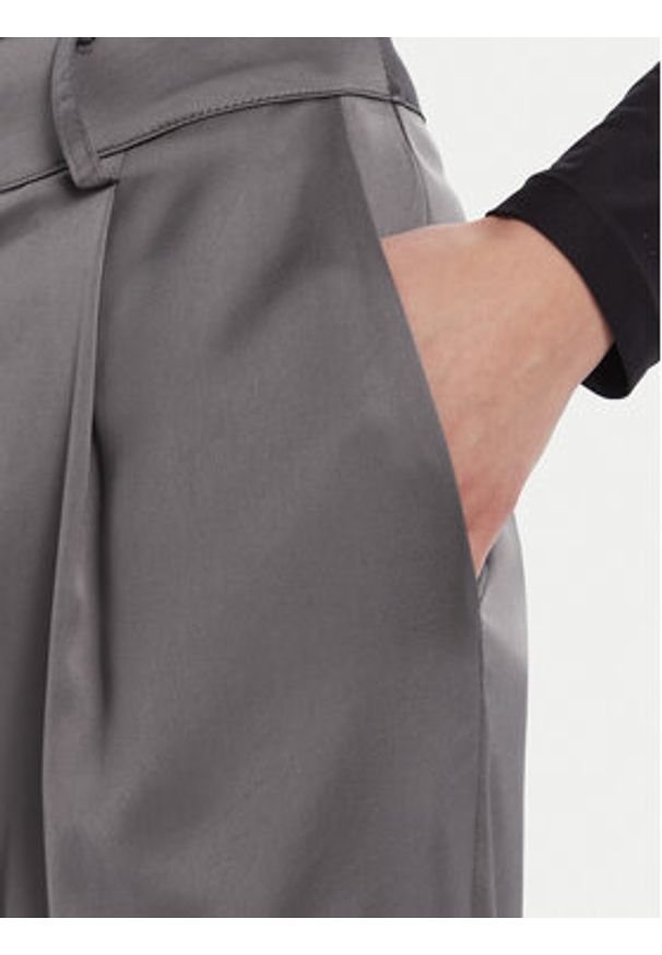 Rinascimento Spodnie palazzo CFC0124993003 Szary Wide Leg. Kolor: szary. Materiał: syntetyk