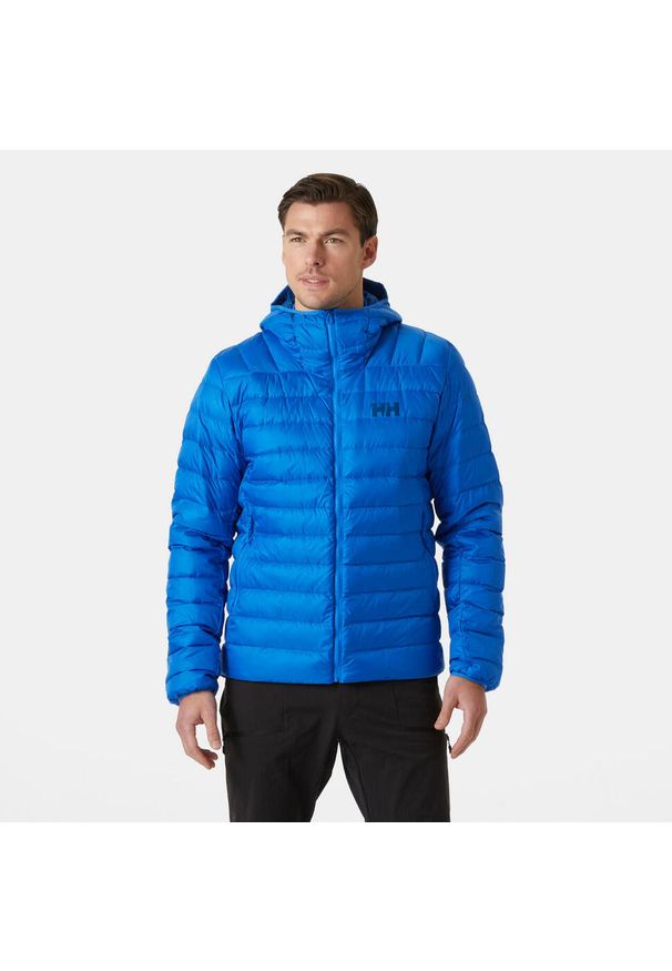 Kurtka z kapturem Helly Hansen Verglas Down 2.0. Typ kołnierza: kaptur. Kolor: niebieski. Materiał: puch. Sport: turystyka piesza